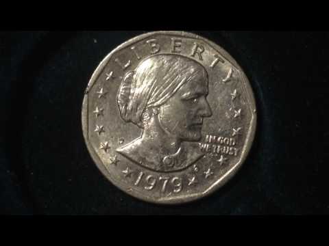 1979 D Susan B Anthony Dollar Coin (Mintage 288 Million)