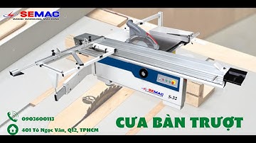 Máy cưa bàn trượt 3m2 | Máy cưa cắt ván công nghiệp | Máy chế biến gỗ