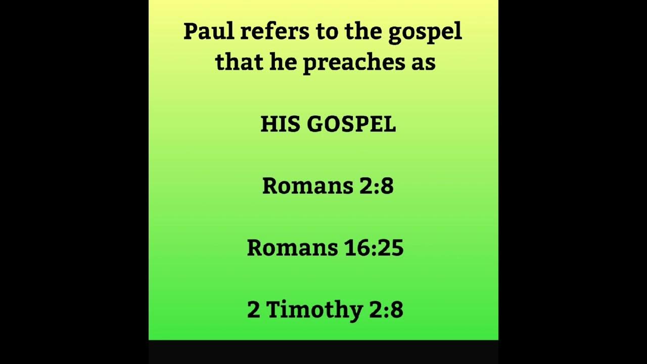 5 Reasons Why Paul Is A False ApostleTheTribeOnThePathOfTheWay YouTube