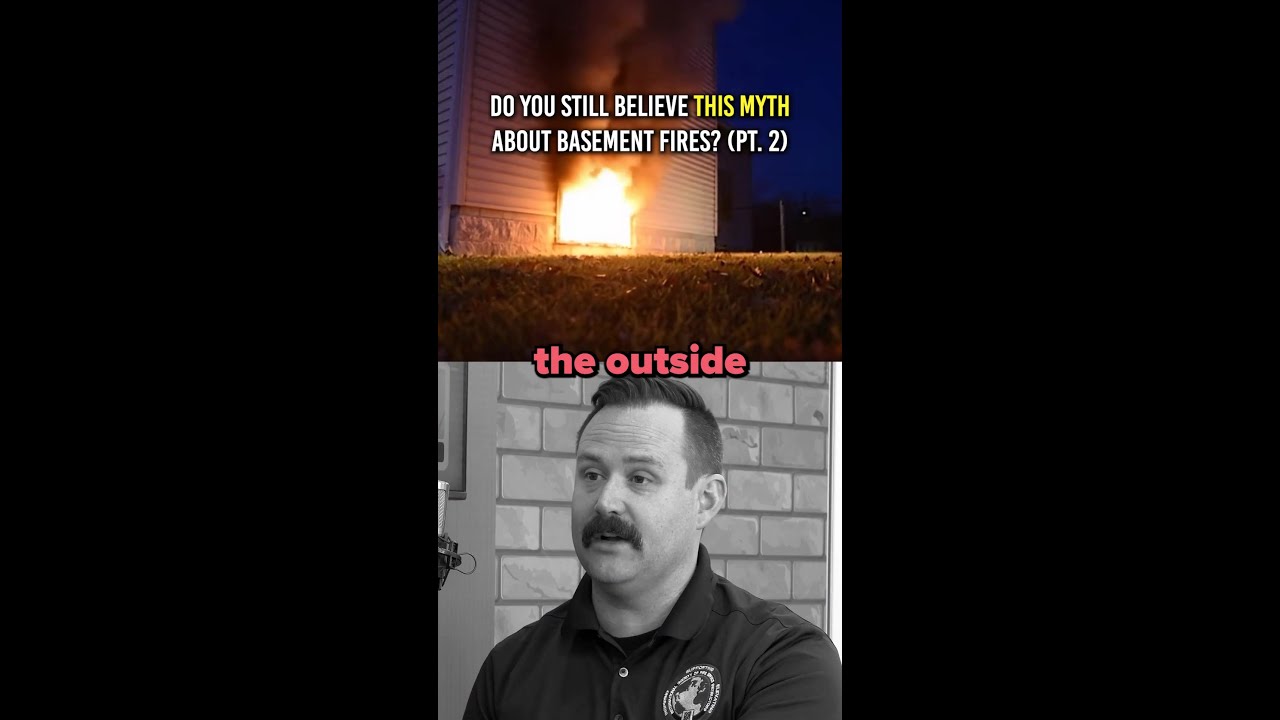 PUSHING FIRE 🔥 Is this a basement fire myth? 
