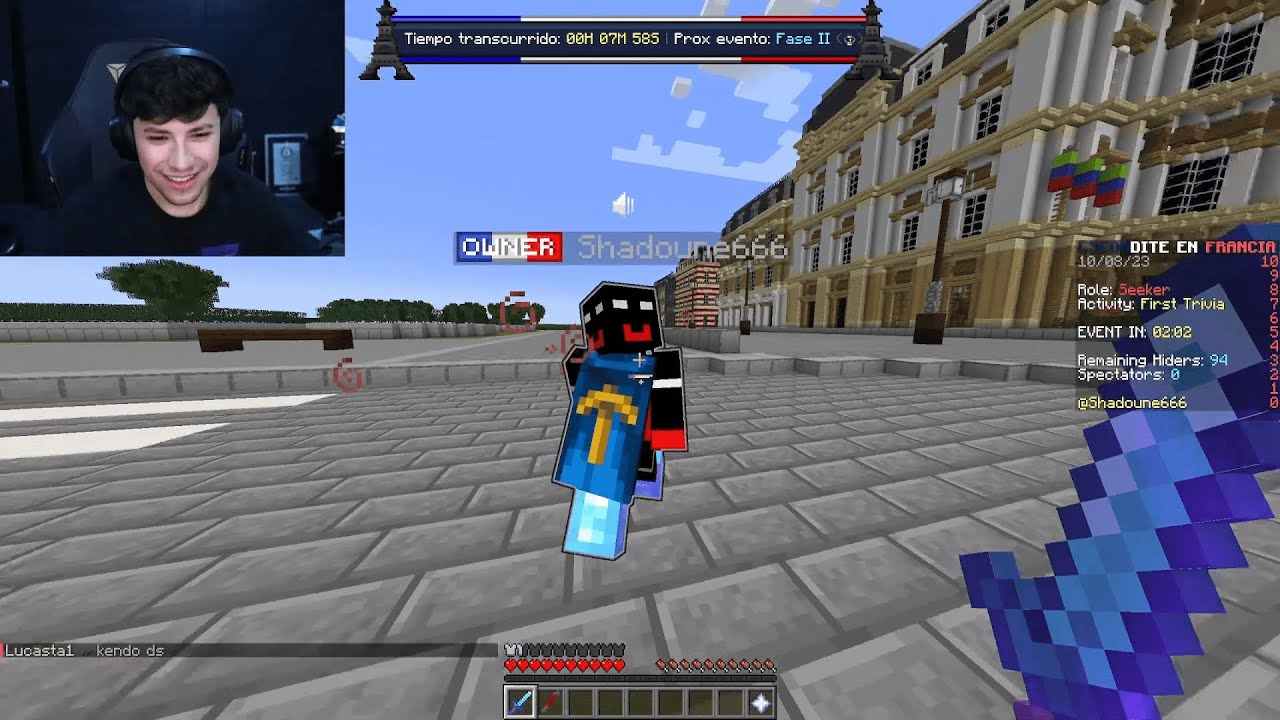 100 PLAYER HIDE & SEEK BUT I AM HUNTER! @shadoune666 event 😎 GeorgeNotFound VOD (08/10/23)