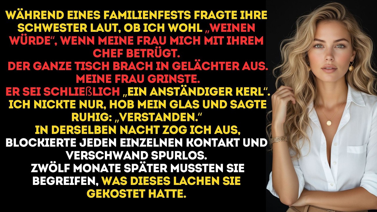 Ein Familienfest wurde zu meiner öffentlichen Demütigung – meine ruhige Reaktion ließ mich...