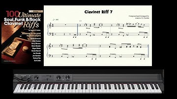 Riff 7 from the music instructional book 100 Ultimate Soul, Funk and Rock Riffs for Clavinet