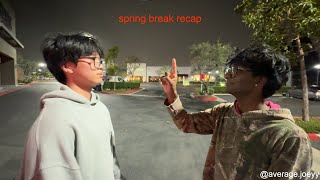 spring break recap