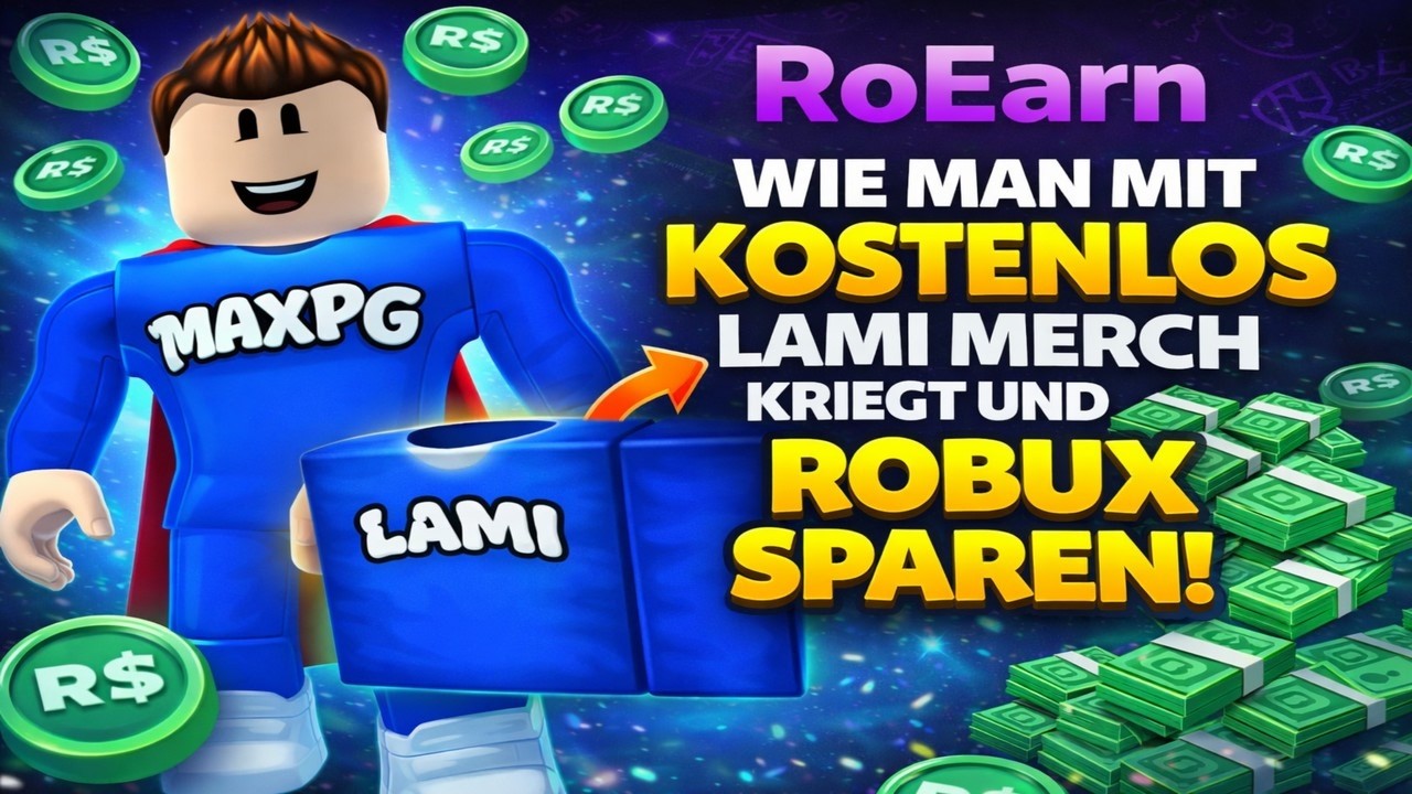 WIE IHR KOSTENLOS DEN LAMI MERCH KRIEGT UND ROBUX SPART MIT ROEARN!