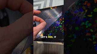 Demonstrating the pattern transfer effect from a magnetic Inception style pflat sheet