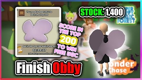 [UGC LIMITED] Wonder Chase Script - Finish Obby