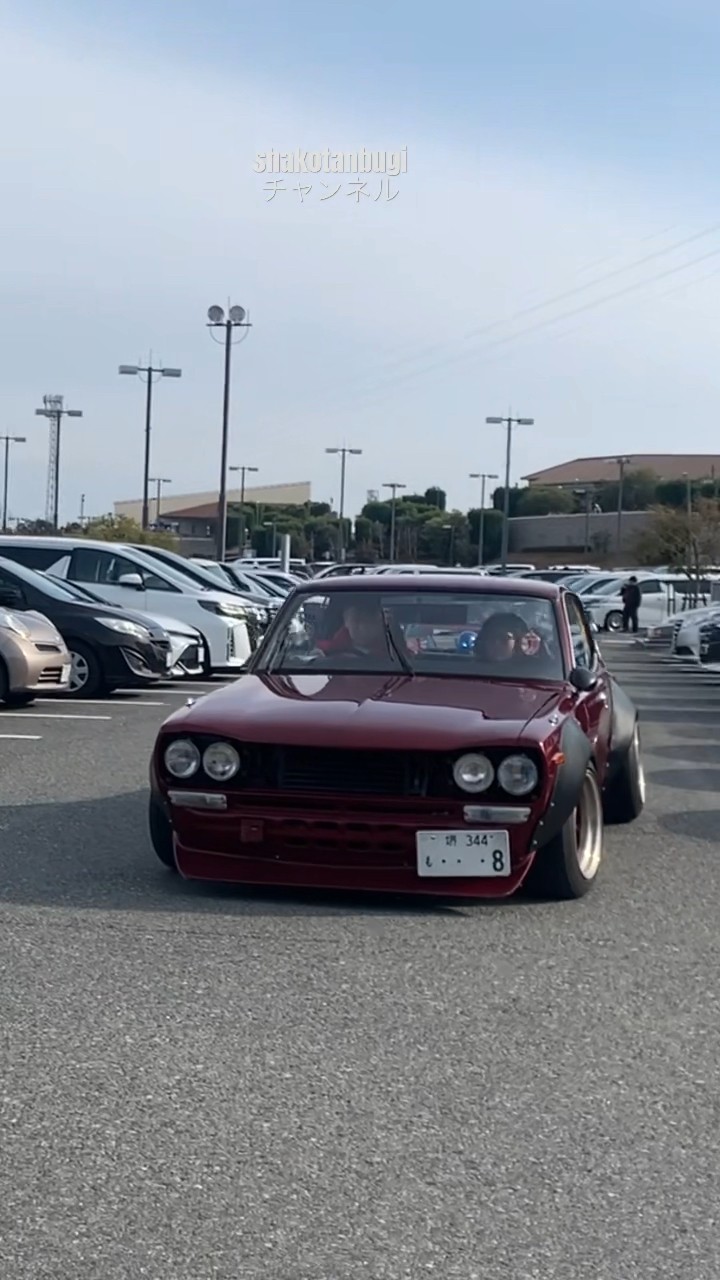 旧車ミーティング ハコスカ&ローレル #旧車 #ラッパ #ミュージック