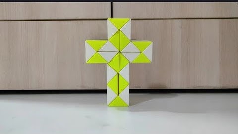 l How to make a Jesus Christ Sign using Rubik’s snake 24 l Well explained l Easy to follow l