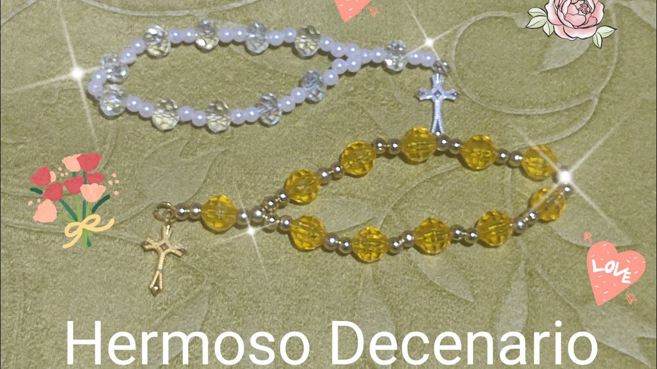 Elaborando un hermoso decenario.