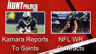 Alvin Kamara Reports To Saints | NFL WR Contracts | College Football News