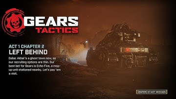 Gears Tactics - Act 1 Chapter 2 - Left Behind [Insane / No Deaths]