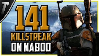 Star Wars Battlefront 2 Boba Fett 141 Killstreak (Naboo)