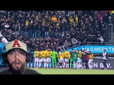 WOW! Part of stadium COLLAPSES as Vitesse fans celebrate victory *REACTION*