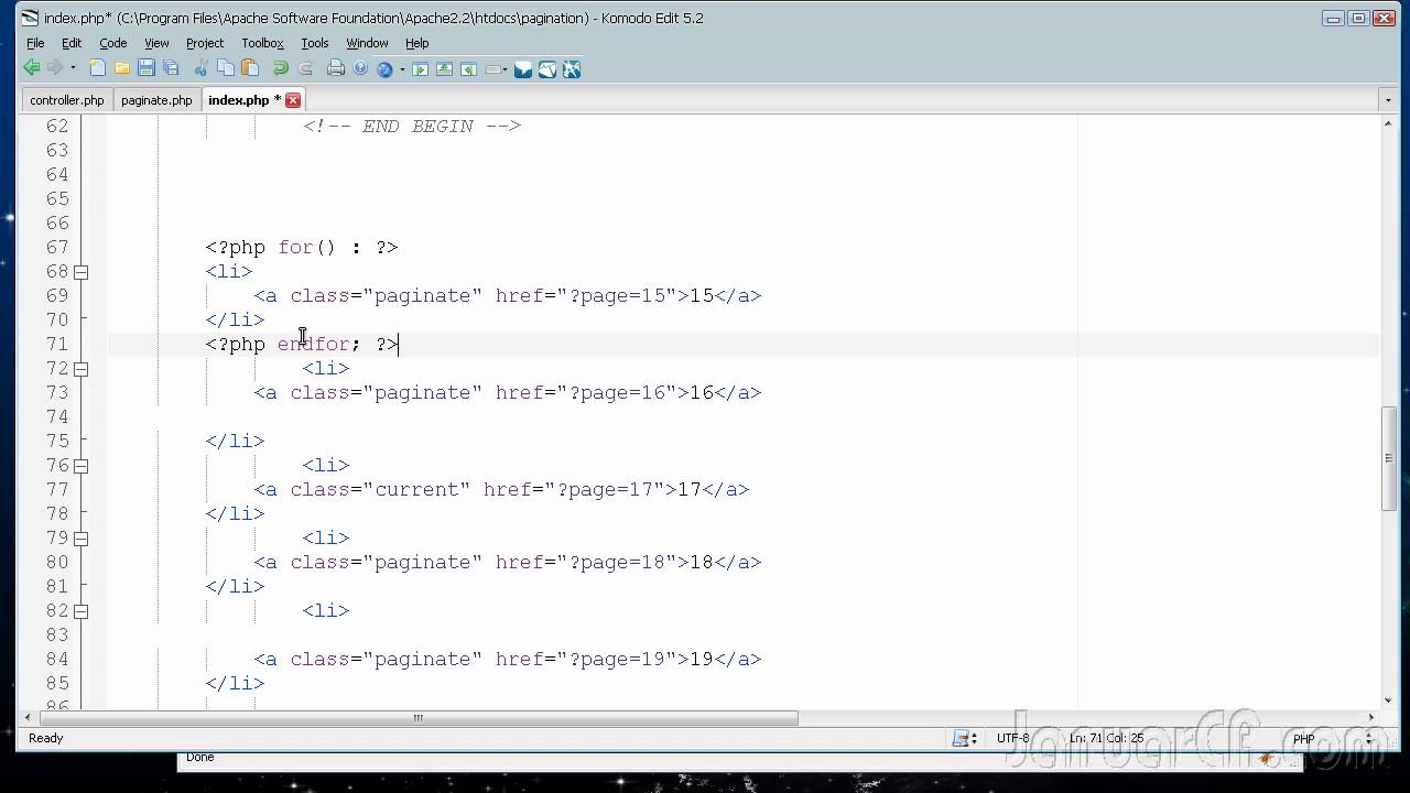PHP Pagination #10 : membuat link halaman - YouTube PHP Pagination #10 : membuat link halaman - YouTube