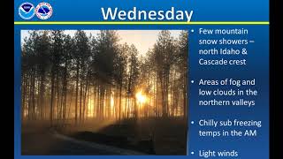 Weekly Weather Briefing Nov 27, 2017 - NWS Spokane