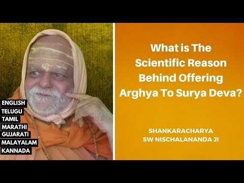 What is the Scientific Reason Behind Offering Surya Arghya?