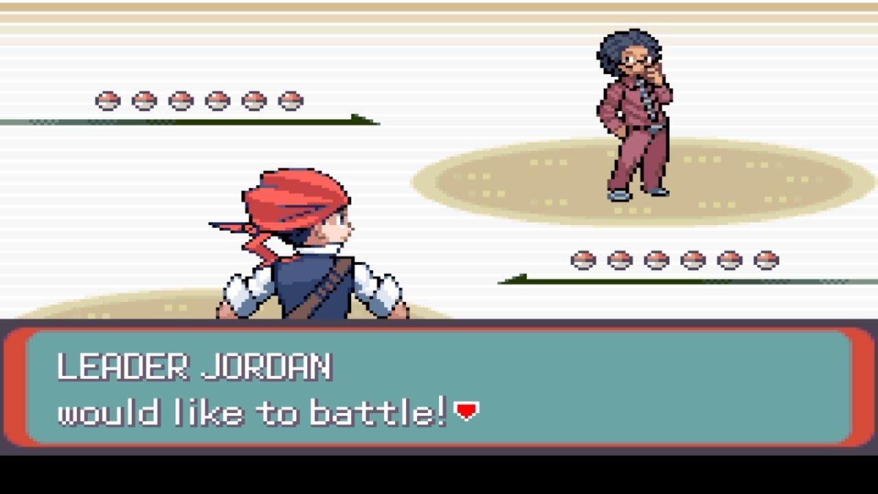 Pokemon BlackPearl Emerald - Gym Leader Jordan