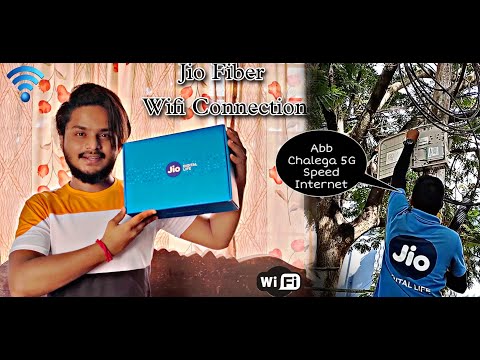 #vlog -11 | Abb Chalega Ghar Me Unlimited 5G Internet ?| Jio Fiber Wifi Plans & Installation Charges