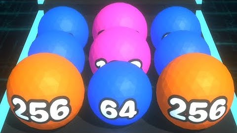 Crazy Ball 2048 Number Game - All Levels 25 To 46 Gameplay Android iOS