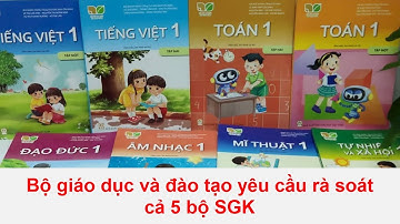 Bộ giáo dục và đào tạo yêu cầu rà soát cả 5 bộ sách giáo khoa