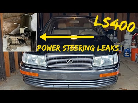 Fixing power steering leaks on my 1993 LS400