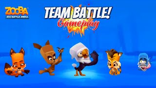 Zooba Team Battle Gameplay [5 Person Team]