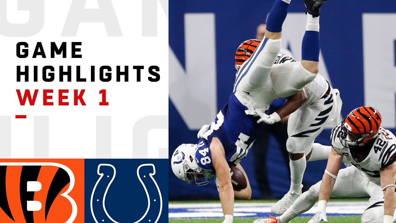 2018 NFL Week 1 Cincinnati Bengals at Indianapolis Colts: Bengals back on top ...