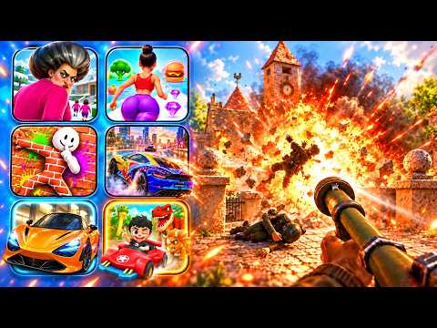 Scary Teacher 3D, Asphalt Legends, Twerk Race 3D, Hide & Seek Paint - New Update - Android Gameplay