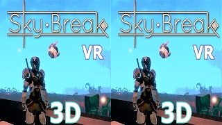 3D VR video Sky Break 3D SBS google cardboard