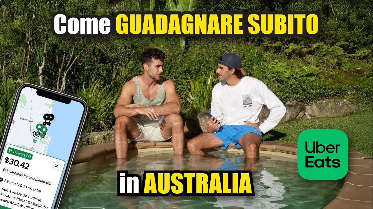Come guadagnare subito in Australia con Uber Eats  #backpacker #australia #workingholiday #ubereats