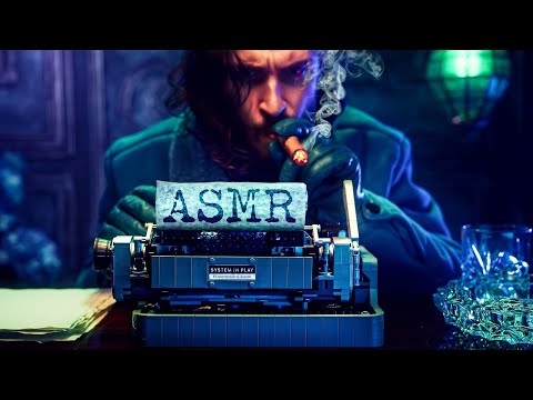 Typing on a LEGO Typewriter | ASMR No Talking