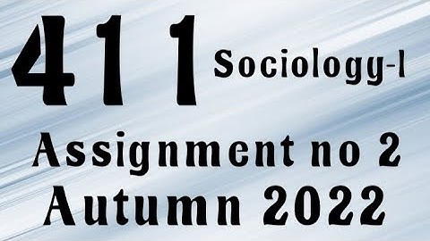 AIOU Code 411 Solved Assignment No.2 Autumn 2022 #aiou #aiousolveassignments