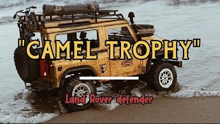 RC 1:12 SCALE | LAND ROVER DEFENDER CAMEL TROPHY | FROM THE LAND TO THE SEA