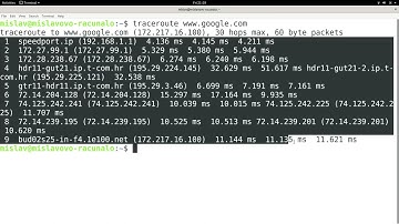 Linux Tutorial Series - 167 - The traceroute command