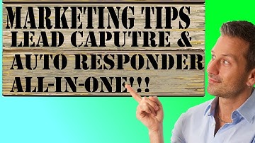 Marketing Tips:  Custom Lead Capture Page and Autoresponder in ONE