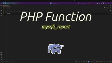 Why use mysqli_report() in your #php code? Unlock Error Reporting with mysqli_report() in PHP!
