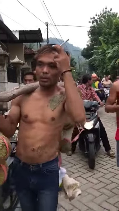 Perman Maling durian di arak warga