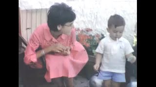 1950s Family Footage: Unusual Scene of a Child Smoking with Family - A Candid Look at a Bygone Era