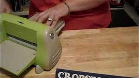 Using CuttleKid dies in a Cuttlebug Machine