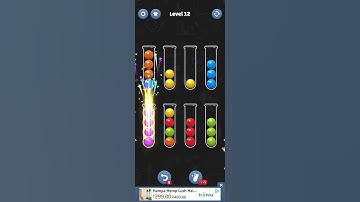 Ball sort level 12 #ballsort