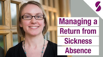 Managing a Return from Sickness Absence - Our Top Tips