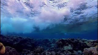 💧 Underwater Waves (10 HOURS) Ocean Waves Crashing with Underwater Sounds 💧