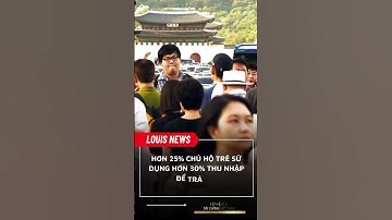 Nợ gấp 3 lần thu nhập, giới trẻ Hàn Quốc 