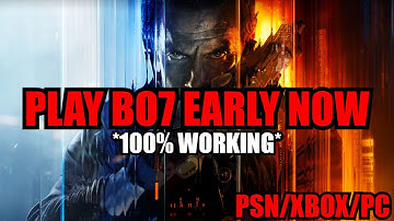 *NEW* PLAY BO7 EARLY! 100% WORKING for PSN/XBOX/PC! (ZOMBIES/MP)