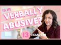 Is my husband verbally abusive?  13 examples to know for sure