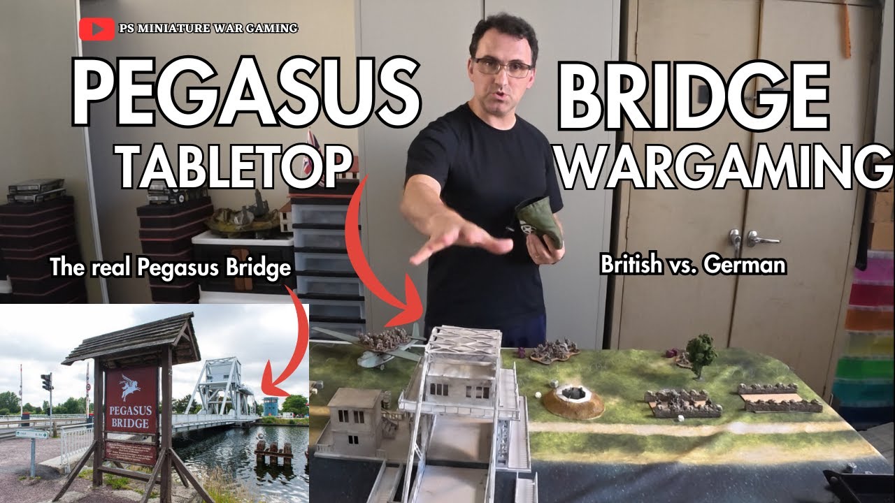 PEGASUS BRIDGE : A Tabletop Wargaming Scenario | WW2 Miniature Battles 