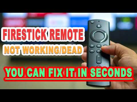 How To Fix Firestick Remote Not Working or Dead: Very Easy and Proven