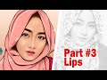 Vector vexel portrait tutorial  part 3 lips