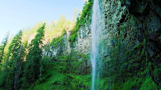 Walk to Oregon's 272ft Watson Falls 4K - (and back)